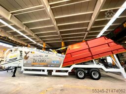 FABO Mobile Concrete Batching Plant 60 m3/h Mobile Concrete Batching Plant