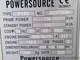 Perkins 1106A-70TG1 - 150 kVA Generator - DPX-19807
