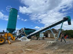 CONSTMACH 45 M3/H Mini Mobil Concrete Mixing Plant