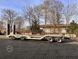 Möslein T 4 VB H1 R  neuer 4 Achs Tieflader + Radmulden