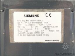 Siemens 1HU3074-0AC01 - Z Permanent Magnet Motor SN:E3586654502002