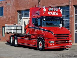 Scania T520 V8 6x2 - AJK Hooklift - New BUFFL interior...