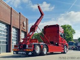 Scania T520 V8 6x2 - AJK Hooklift - New BUFFL interior...