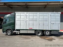 VOLVO FH 460 6x2 LL 3.Stock KABA Viehtransporter