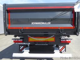 Schwarzmüller Tandem-Kippanhänger bündig, Plane, Zurrringe