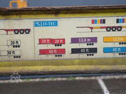 D-tec Extendable container transport trailer