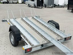 Martz GP 3 PREMIUM I ALUBODEN 230X155CM 750KG 3ER MOTORRADANHÄNGER