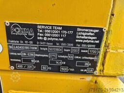 Polyma LA0400185T68W Lichtmastanhänger