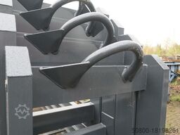 Abrollkippaufbau, Containerchassis, 20 Fuß