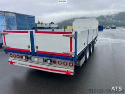 Konar 3 axle plank trailer w/ foldable side doors