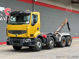 RENAULT Premium Lander 460.32 8x4 BB HIAB XR26S Hooklift