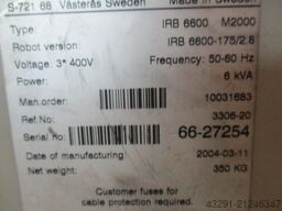 ABB Robotics IRB 6600 175/2.8 S4C+M2000