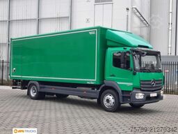 MERCEDES-BENZ 1624 L Koffer 7,30 m mit Tür + LBW 2t