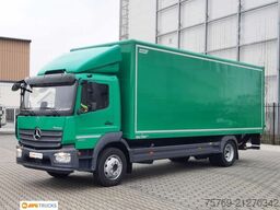 MERCEDES-BENZ 1624 L Koffer 7,30 m mit Tür + LBW 2t