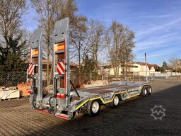 Möslein T 4 VB H1 R  neuer 4 Achs Tieflader + Radmulden