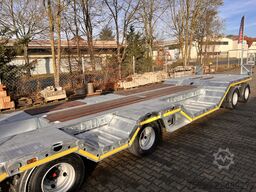 Möslein T 4 VB H1 R  neuer 4 Achs Tieflader + Radmulden