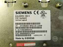 Siemens 6FC5603-0AC12-1AA00 CNC Keyboard 802D   - ! -