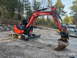 Kubota KX080-4 excavator w/ blade, rototilt, sanding buck