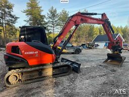 Kubota KX080-4 excavator w/ blade, rototilt, sanding buck