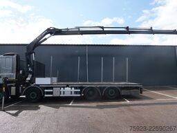 DAF CF 480 8x2 Open box truck with Hiab X-Hiduo 228...