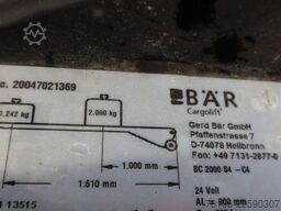 Mercedes-Benz Actros 1840 L Bkawagen+ BAR klep 2.000kg met Ge...