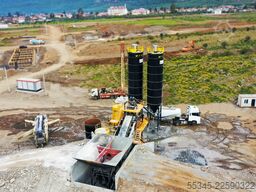 FABO Mobile Concrete Batching Plant 100 m3/h Mobile Concrete Batching Plant