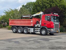 Scania G 400 B 8X4*4 TRIPLE!! KRAAN/KIPPER!!  NL TRUCK!