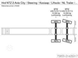 Hrd NTZ 2-Axle City / Steering / Kooiaap / Liftaxle...