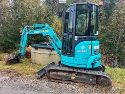 Kobelco Sk25SR-6E Excavator w/ sanding bucket, digging buc