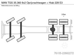 MAN TGS 35.360 8x2 Oprijvrachtwagen + Hiab 228 E3