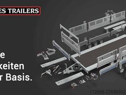 Brian James Trailers CONNECT 476-5522-35-3-12 | TRIDEM 550X229CM 3500KG HOCHLADER | SCHWARZ