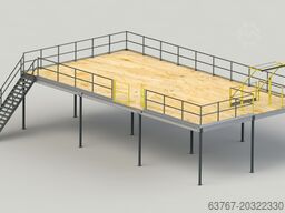 320 m² , Traglast: 500 kg/m² Lichte Höhe: 3,0m | Raster: 4,0 x 5,0 m