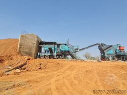 Constmach Mobile Rock Crushing Plant Mobile stone crushing plant 120-150 tph