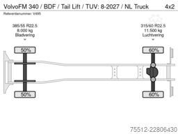 Volvo FM 340 / BDF / Tail Lift / TUV: 8-2027 / NL Truck