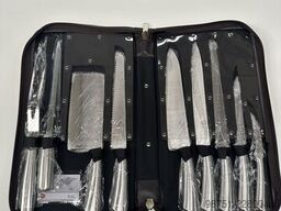 Unbekannt Messerset In Lederetui