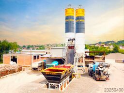 FABO Concrete Batching Plant 60 m3 Compact Concrete Batching Plant