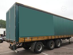 Pacton 3 axle curtainside trailer