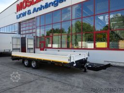 Möslein TTT 11 5,2 BR Weiß  Neuer Tandemtieflader mit Breiten Rampen