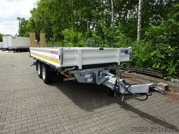Möslein TTD 13 Weiß  13 t Tandem 3- Seitenkipper Tieflader-- Neufahrzeug --