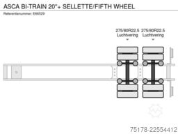 ASCA BI-TRAIN 20''+ SELLETTE/FIFTH WHEEL