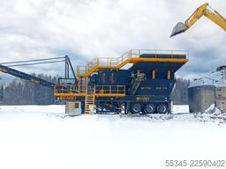 FABO Mobile Crushing Plant Mobile Jaw Crusher MCK-115