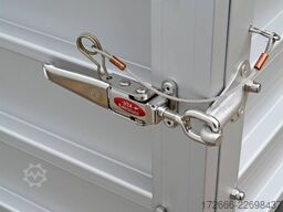 Koch-Anhänger 4.13 | ALUBODEN 250X125X95CM 1300KG | TÜR | 3XBWE | DECKELANHÄNGER