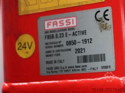 DAF LF 260 FA Openwagen + Kraan Fassi F85 B023+ Rad...
