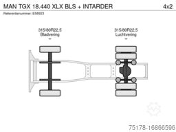 MAN TGX 18.440 XLX BLS + INTARDER