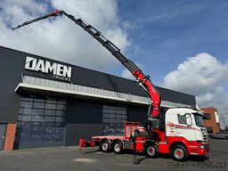 Scania R 730 LB8x2 V8 FASSI F1650 RA.2.28 XHE- DYNAMIC...