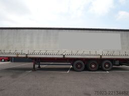 Groenewegen 3 axle curtainside trailer with side boards