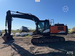 Hitachi ZX 190 LC-6 with Engcon rototilt og graveskuffe.