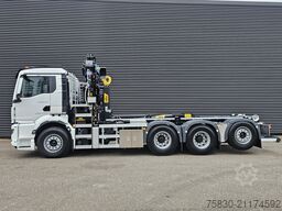 MAN TGS 35.470 8x4 / HMF 2243 Z KRAAN + HAAKARM