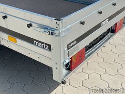 Martz BASIC 264 KIPP 264X126X30CM 750KG TIEFLADER | DEICHSEL KLAPPBAR