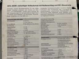 AMADA HFA 400 W  Ø 420 mm